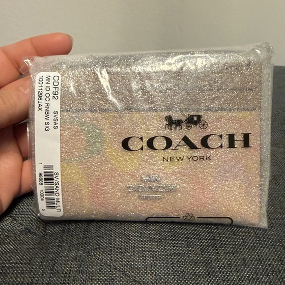 Coach Multicolor Key & Card Holder - Picture 3 of 3